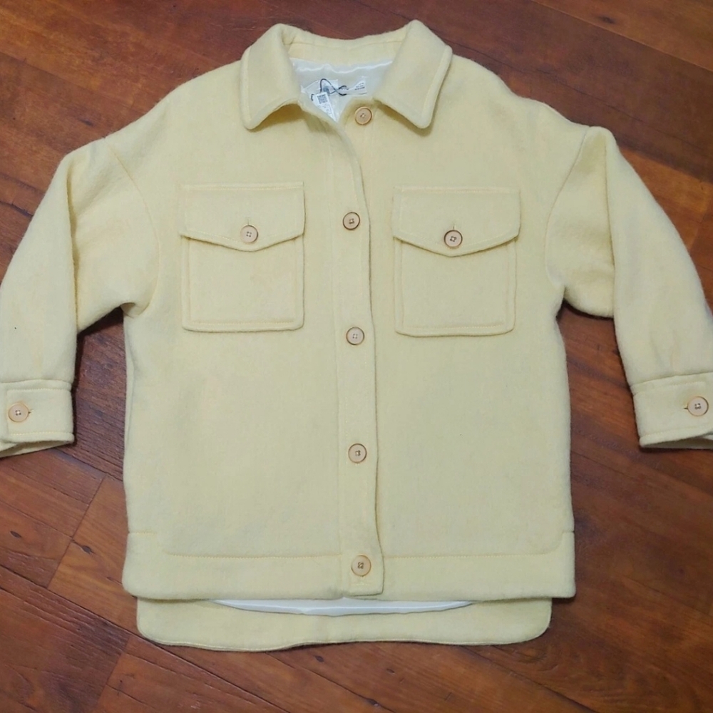 Mango Wool Oversize Fit Wool Jacket New With Tags
